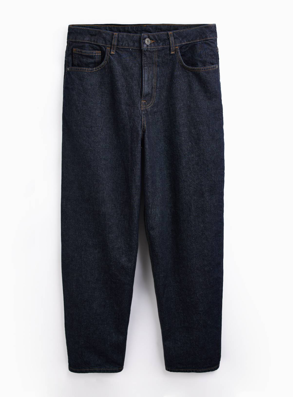 Dark Denim Barrel Leg Jeans 40R - Image 4